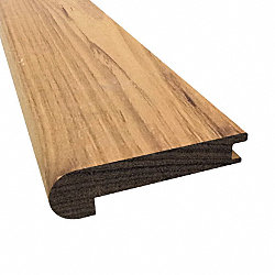Prefinished Matte Brazilian Pecan Hardwood 1/2 in thick x 2.75 in wide x 78 in Length Stair Nose